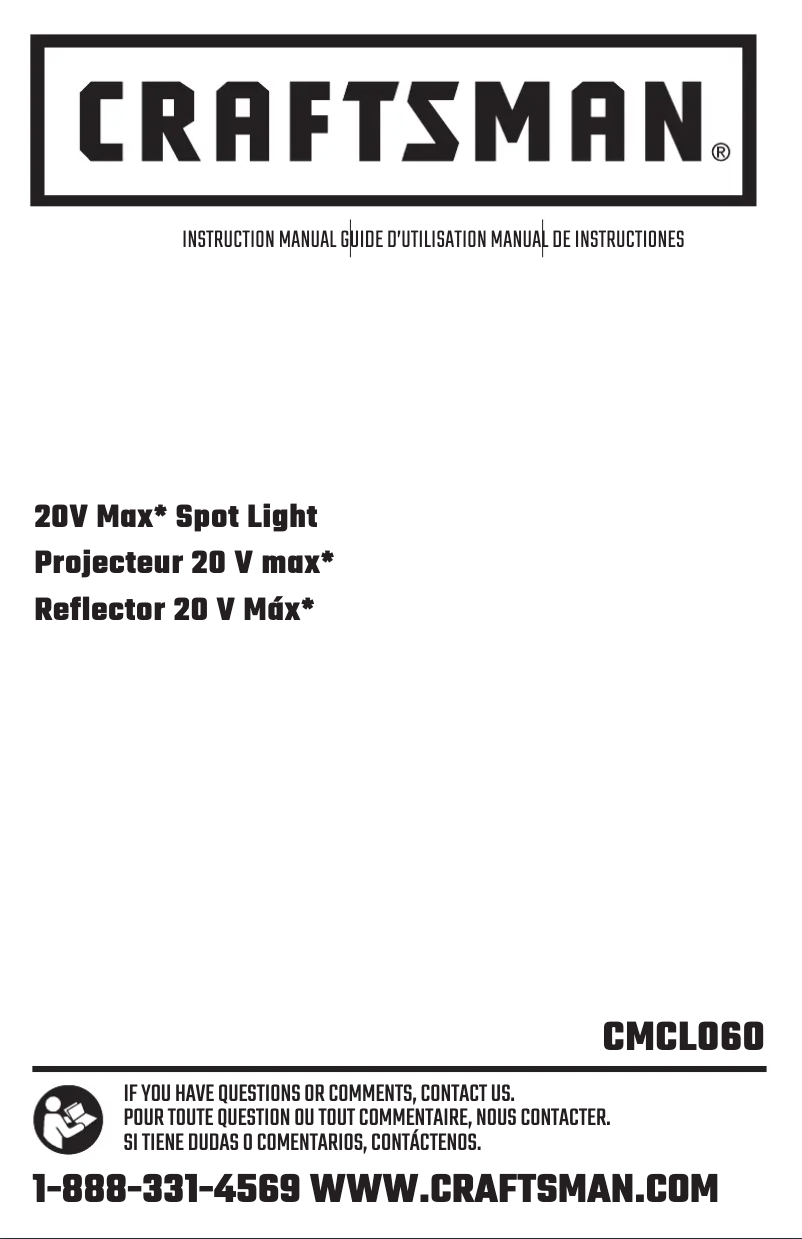 Image de la première page du manuel de l'appareil CMCL060