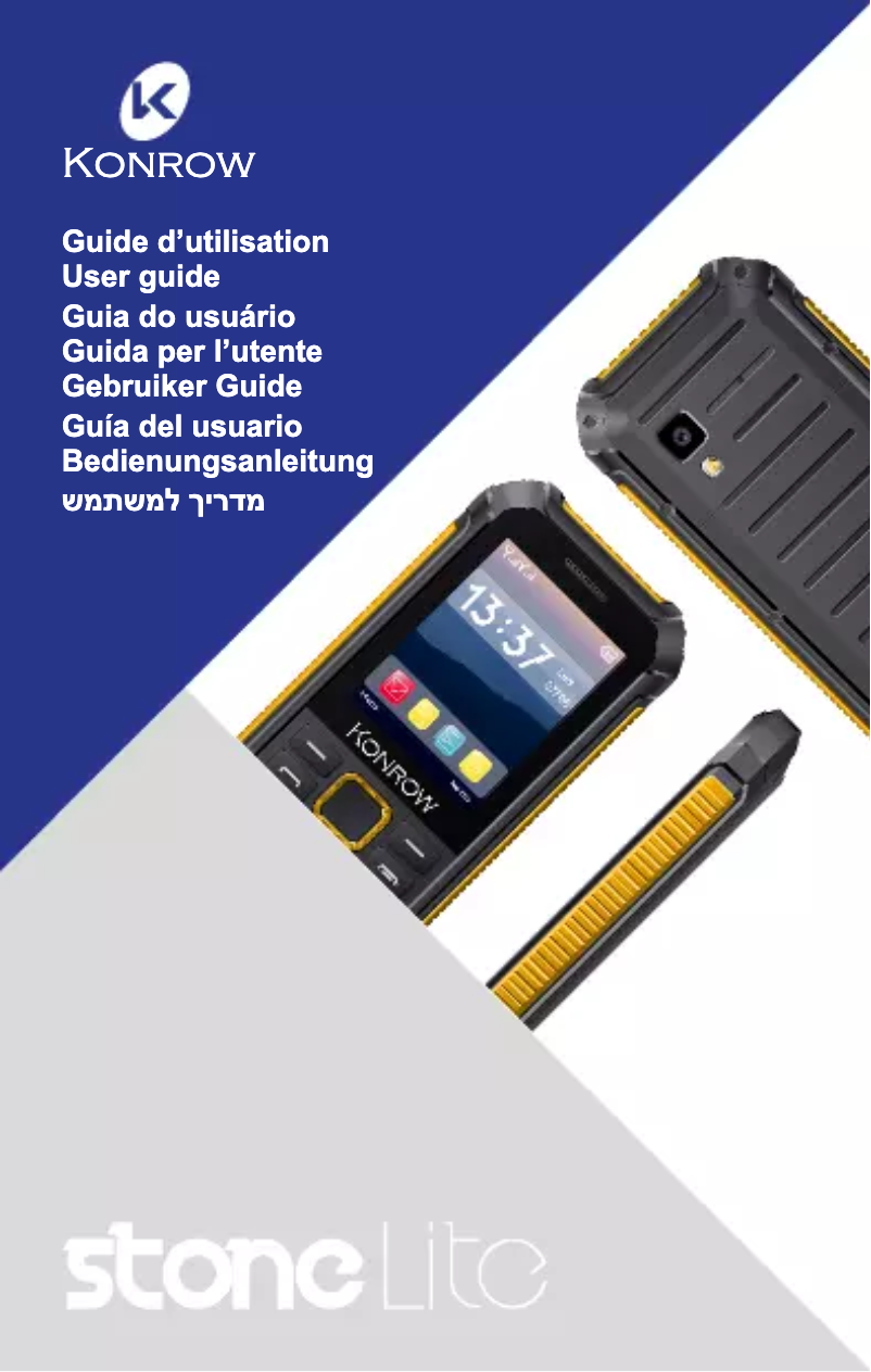 Image de la première page du manuel de l'appareil Stone Lite
