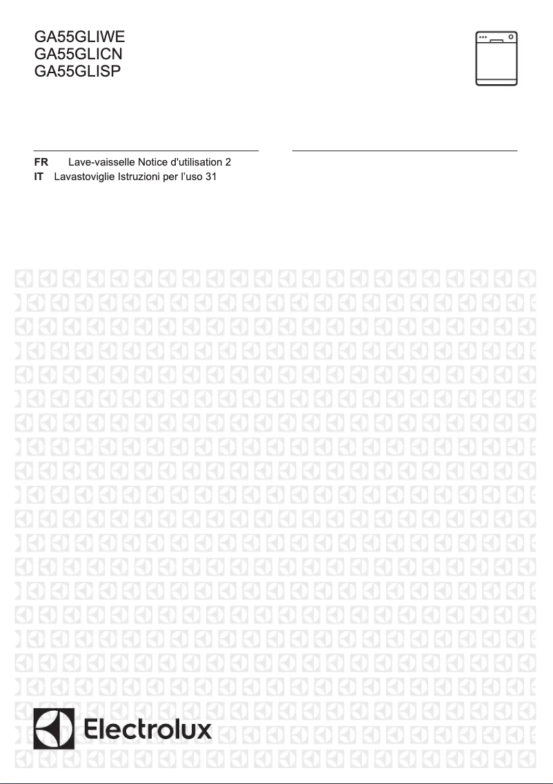 Page n°1 - Manuel utilisateur Electrolux GA55GLISP