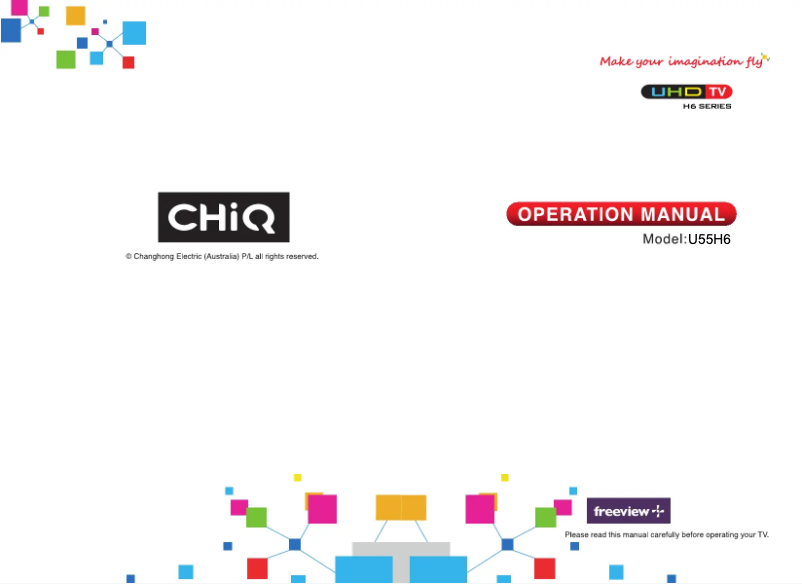 Page 1 de la notice Manuel utilisateur CHiQ U55H6