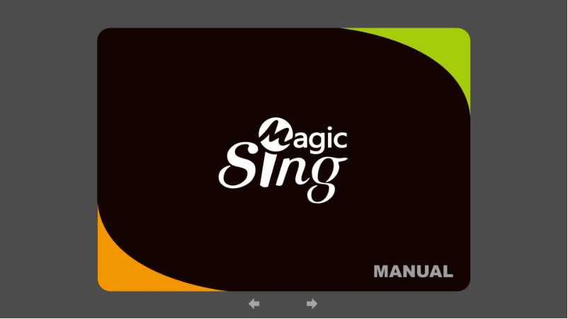 Página 1 del manual Manual de usuario Magic Sing E2 Dual