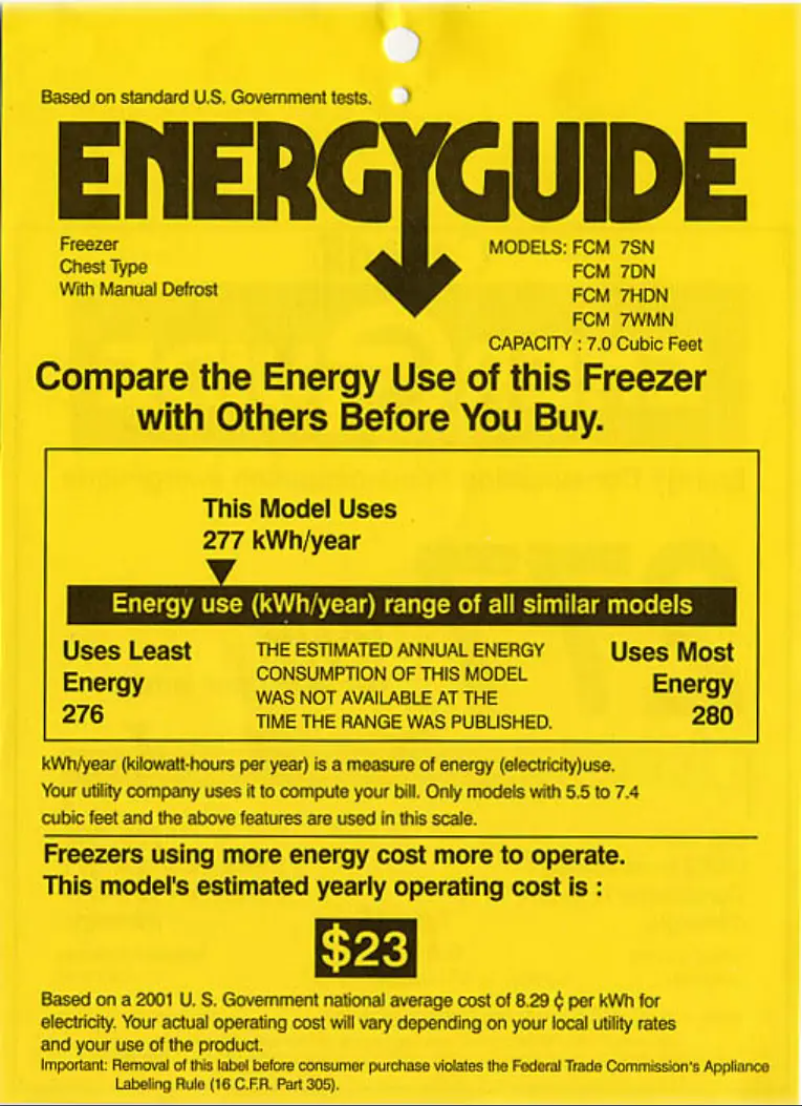 Image de la première page du manuel de l'appareil FCM7DNWH