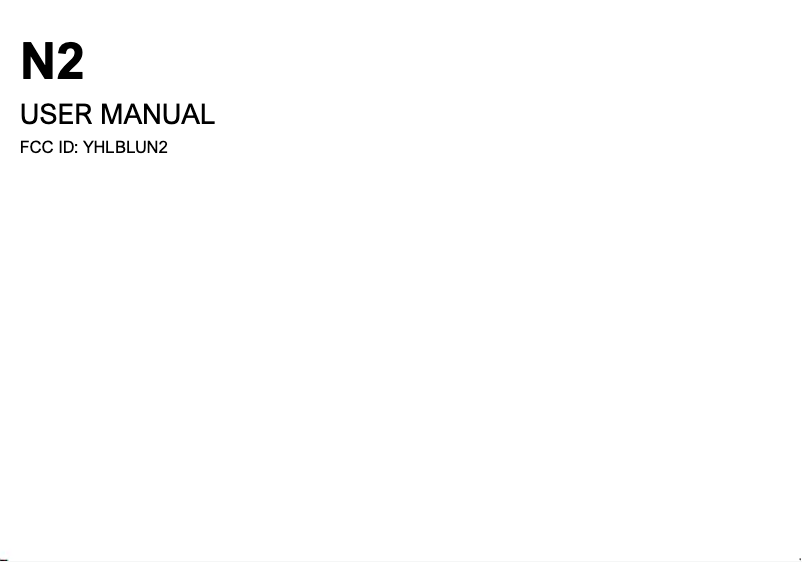 Page 1 de la notice Manuel utilisateur BLU Bold N2