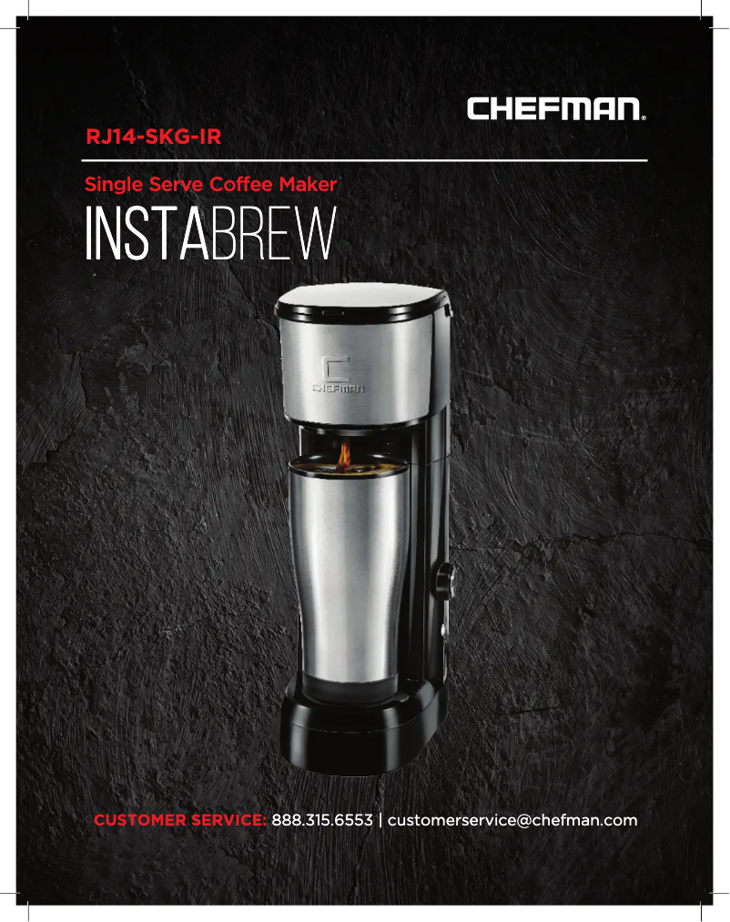 Página 1 del manual Manual de usuario Chefman InstaBrew