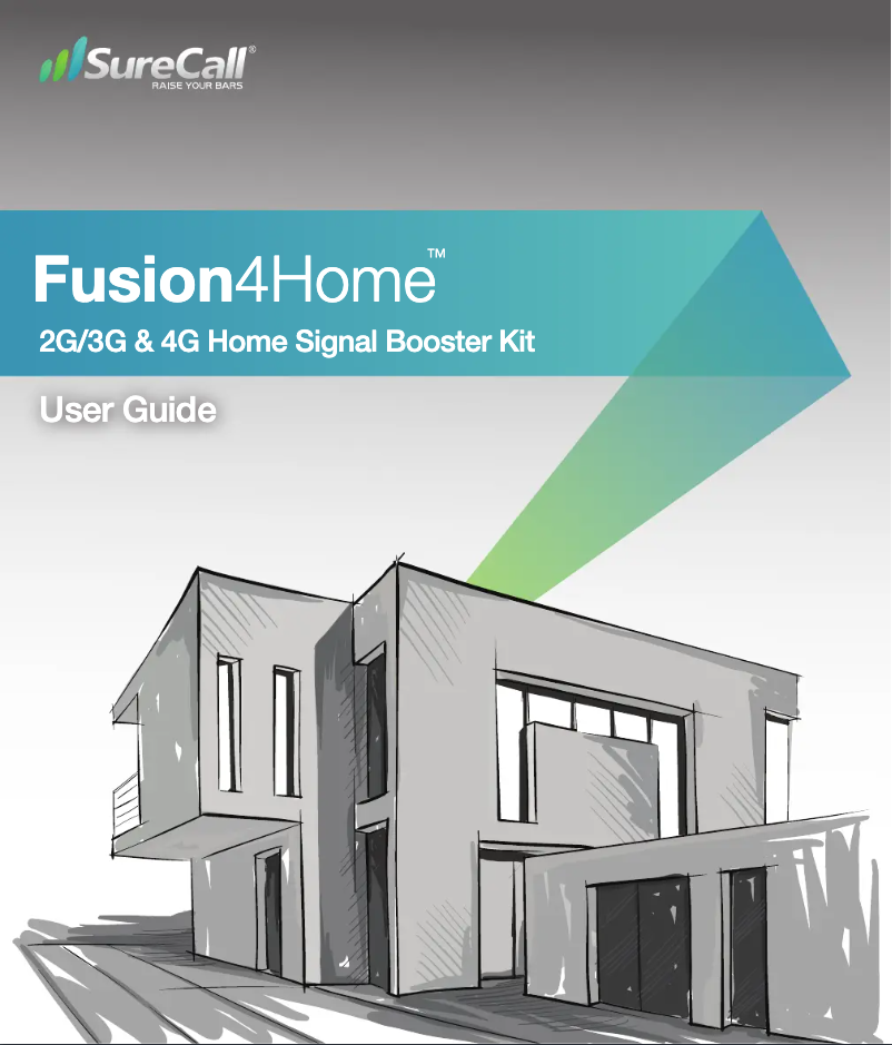 Image de la première page du manuel de l'appareil Fusion4Home