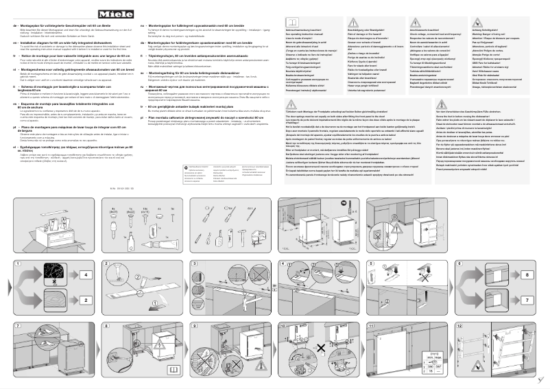 Page n°1 - Manuel utilisateur Miele G 6582 SCVi K2O