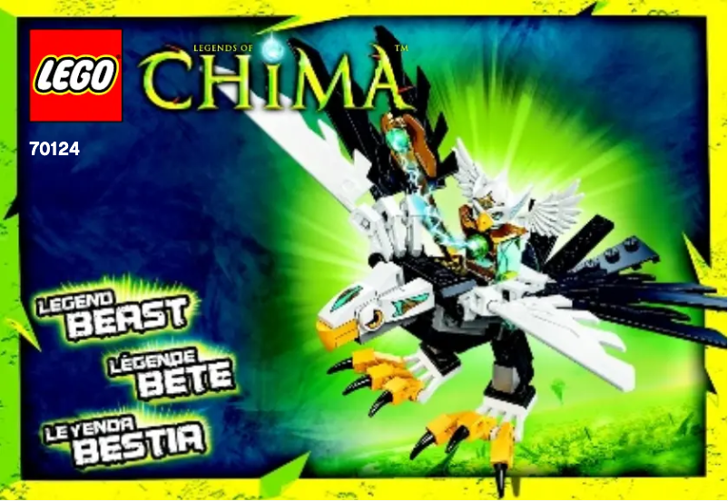 Page 1 de la notice Manuel utilisateur Lego Chima 70124