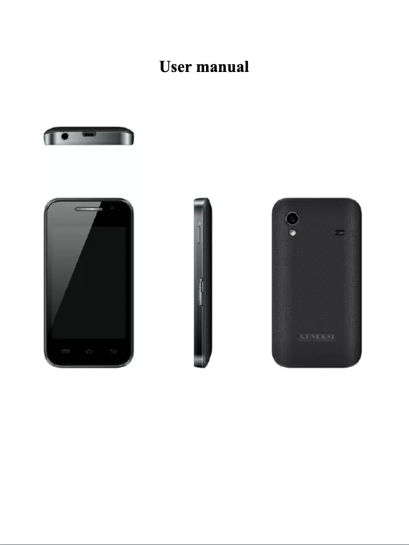 Page n°1 - Manuel utilisateur Keneksi Teta