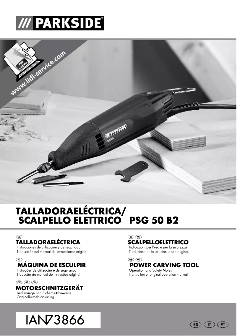 Image de la première page du manuel de l'appareil PSG 50 B2