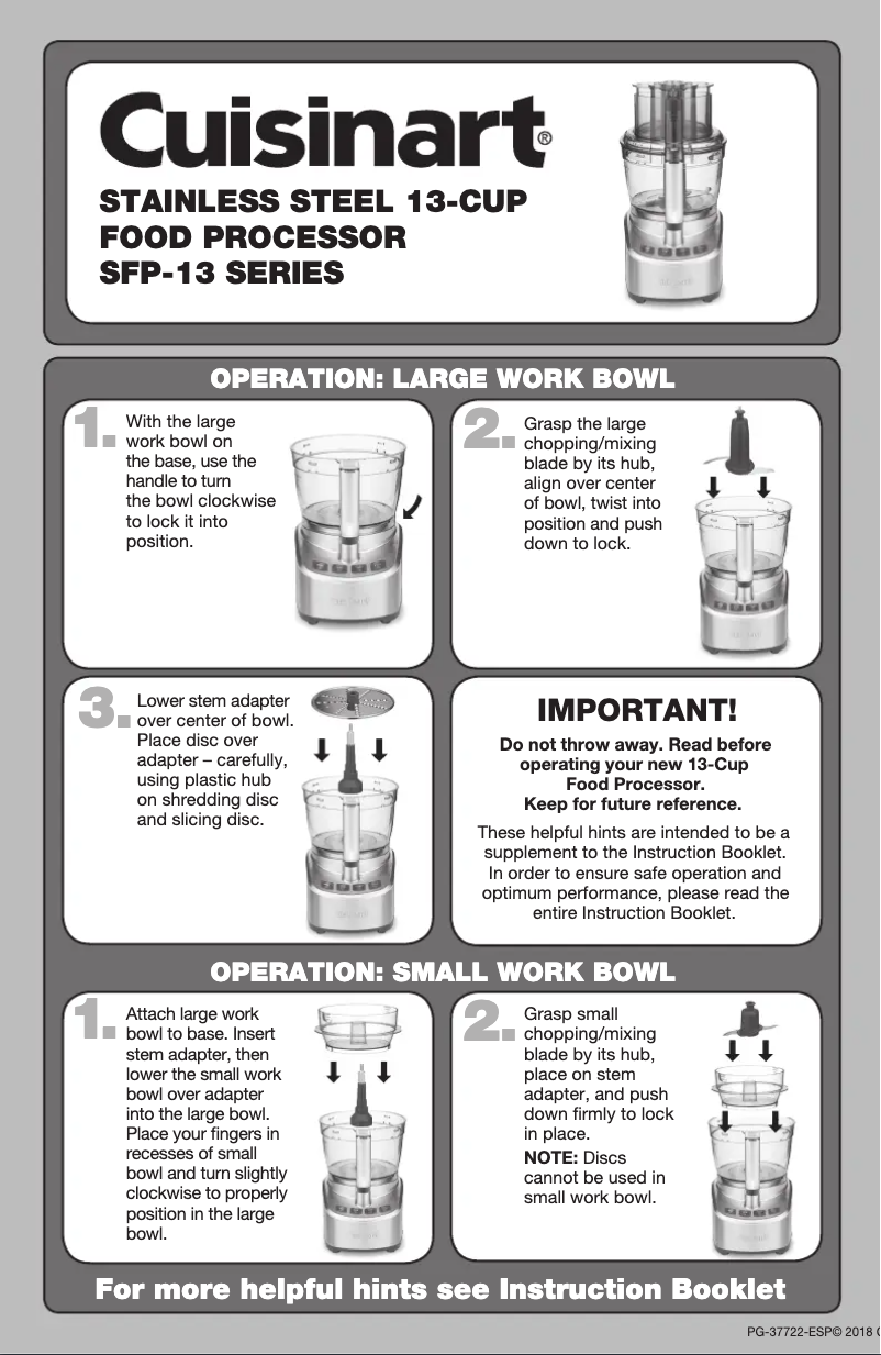 Image de la première page du manuel de l'appareil SFP-13