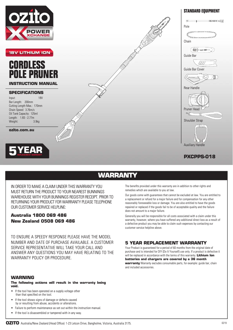 Imagen de la primera página del manual del dispositivo PXPPHTK-258