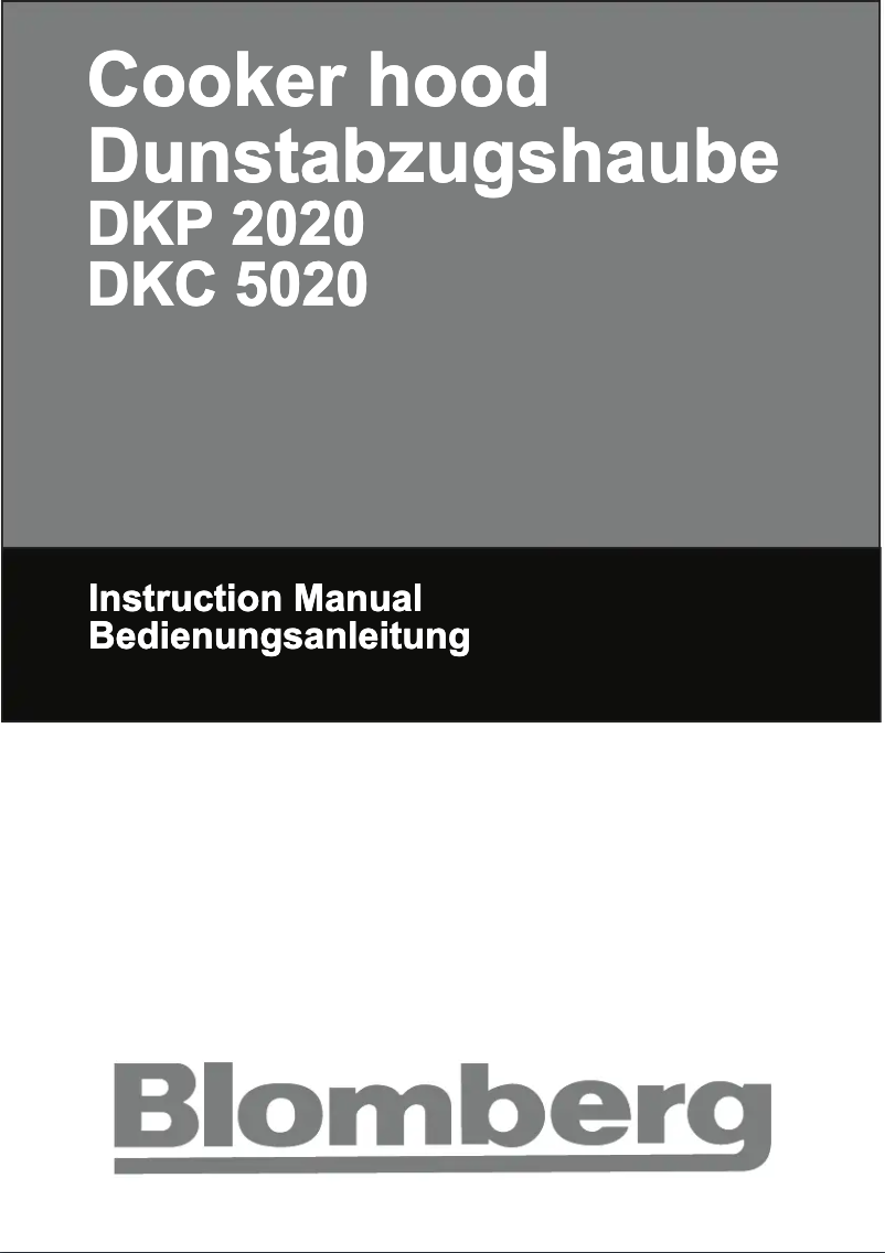 Page 1 de la notice Manuel utilisateur Blomberg DKC 5020 X