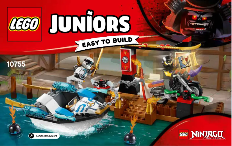Page 1 de la notice Manuel utilisateur Lego Juniors 10755