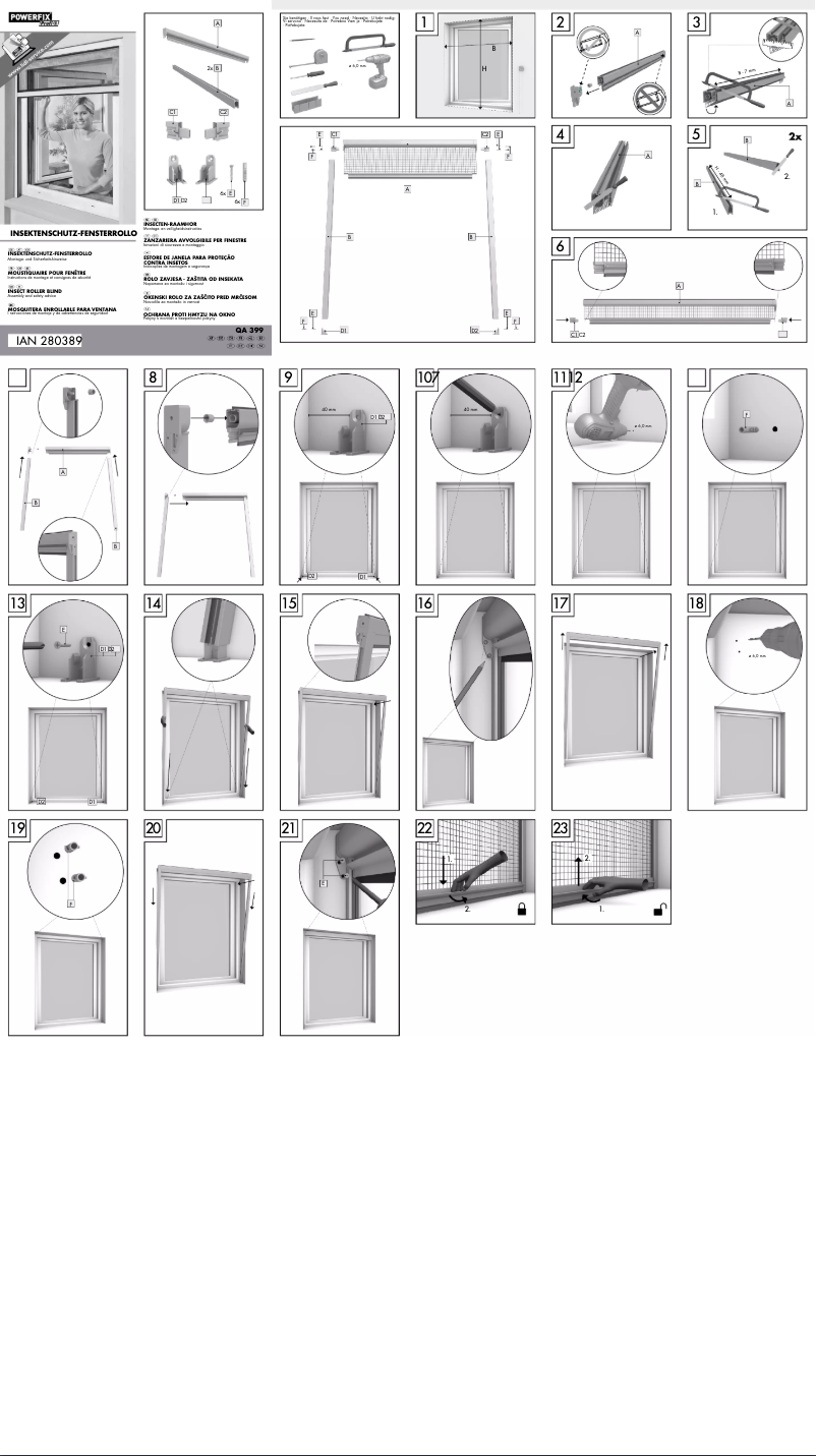 Página 1 del manual Manual de usuario Powerfix QA 399