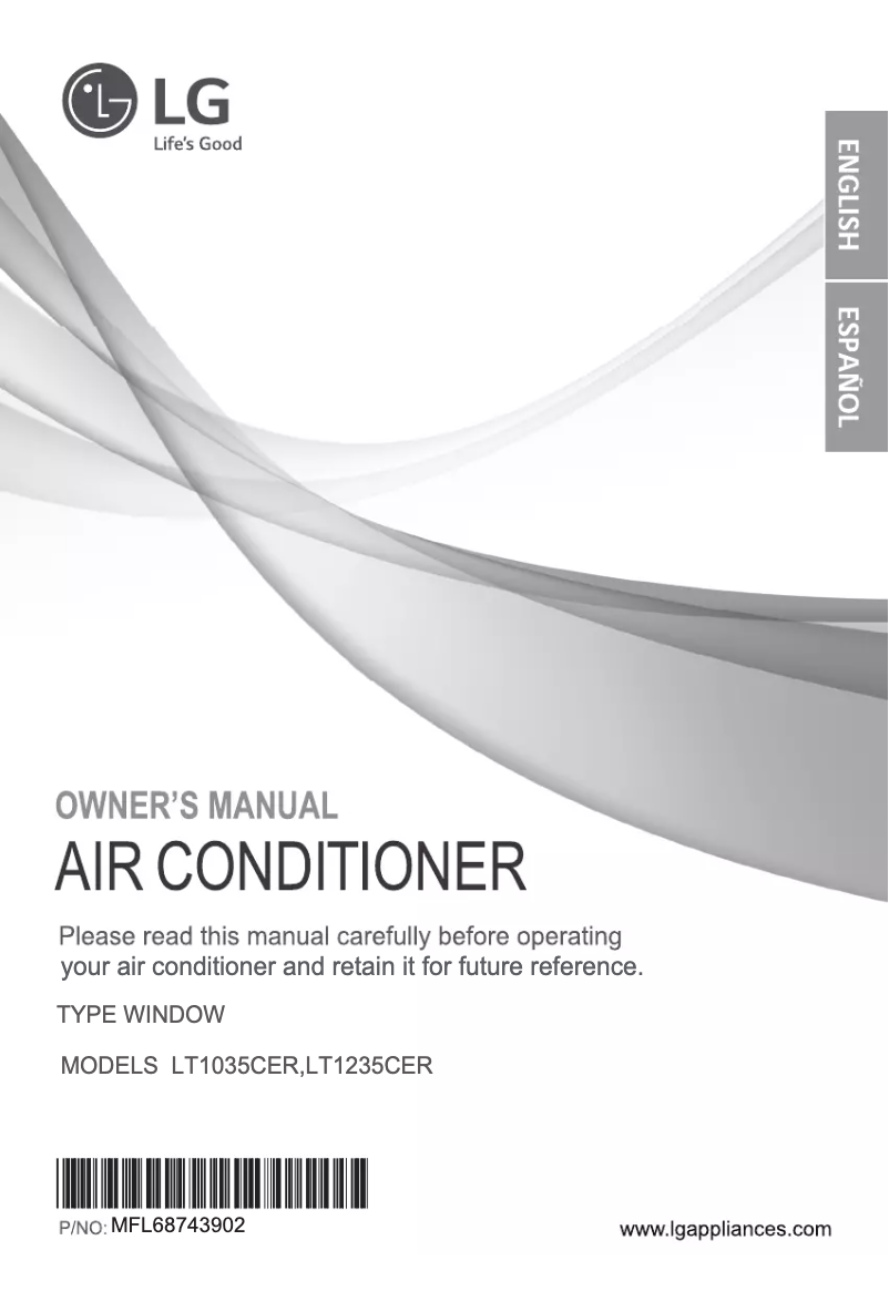 Página 1 del manual Manual de usuario LG LT1035CER