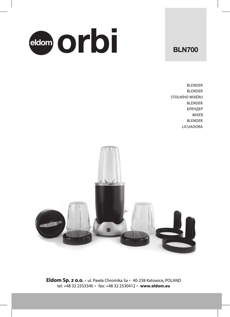 Page 1 de la notice Manuel utilisateur Eldom Orbi BLN700