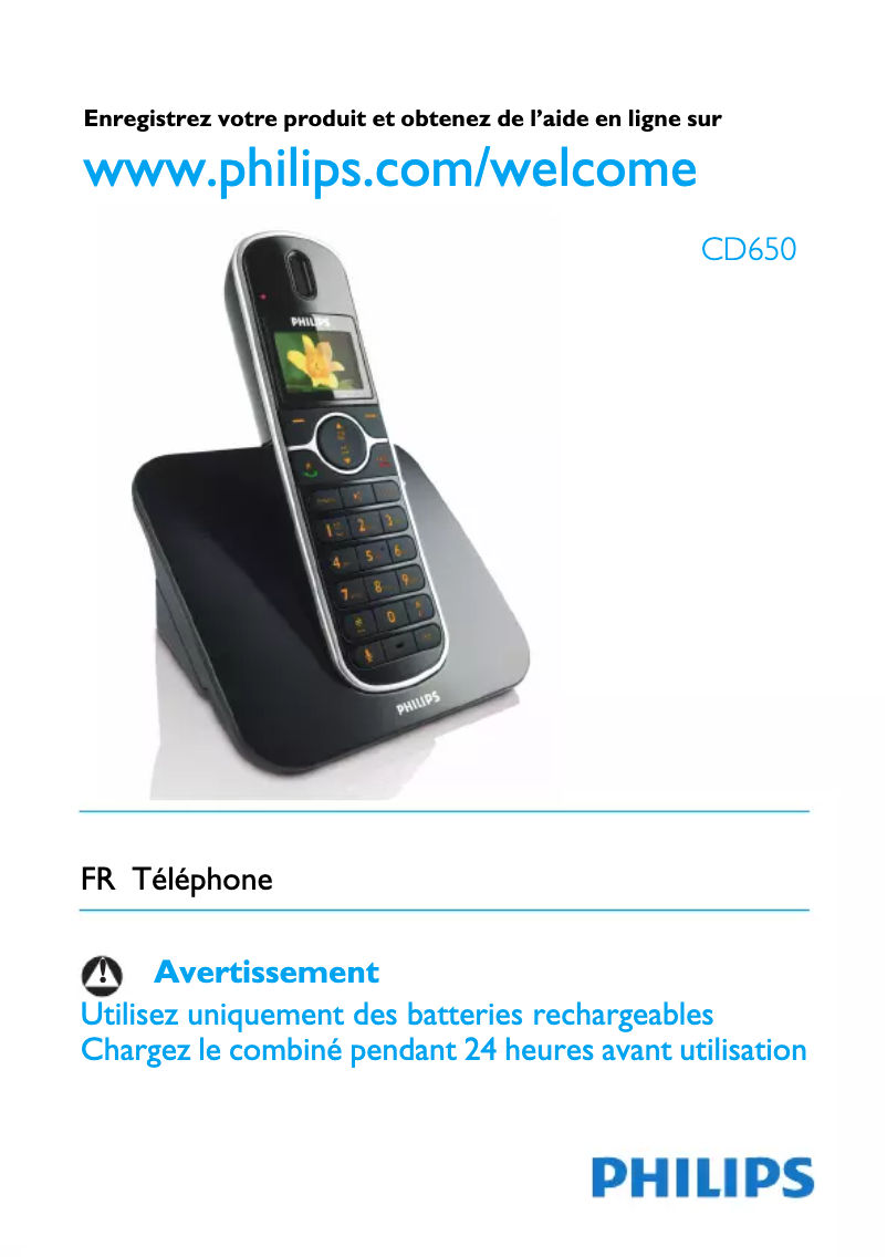 First page image of the manual for Perfect sound CD6501B