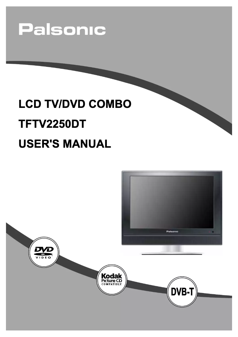 Image de la première page du manuel de l'appareil TFTV2250DT
