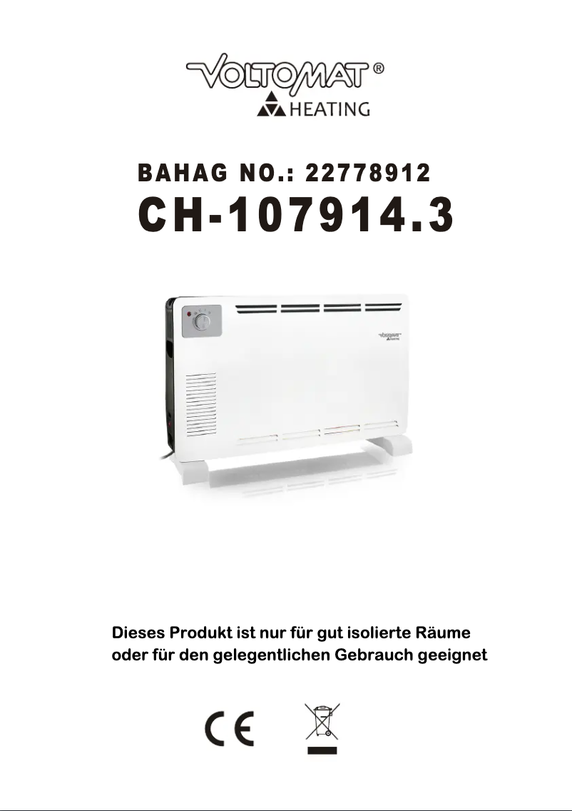 Page 1 de la notice Manuel utilisateur Emerio CH-107914