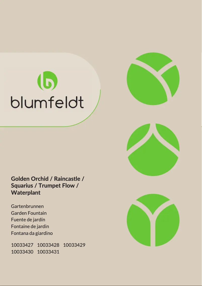 Page n°1 - Manuel utilisateur Blumfeldt Trumpet Flow