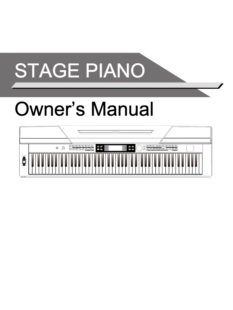 Página 1 del manual Manual de usuario Medeli SP4200
