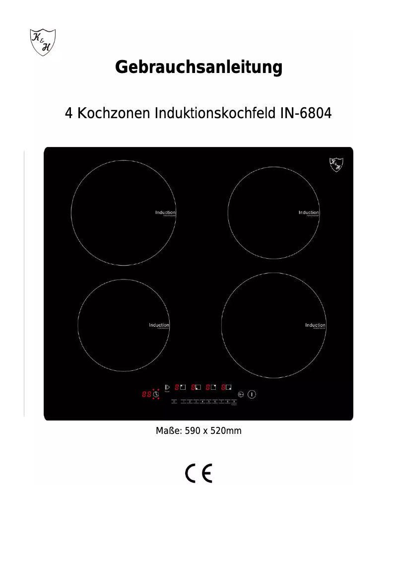 Page n°1 - Manuel utilisateur K&H IN-6804
