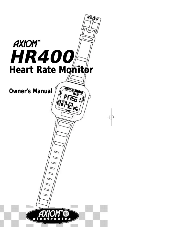 Image de la première page du manuel de l'appareil HR400