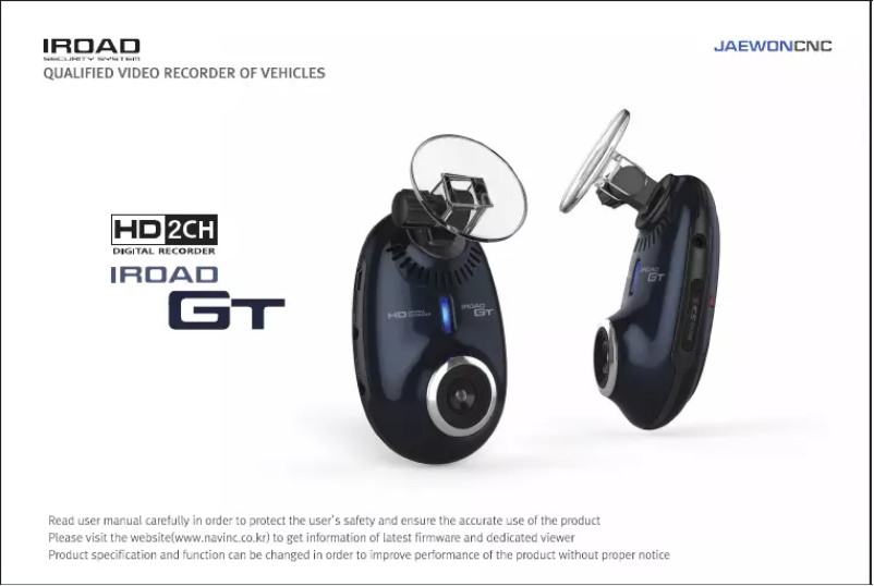 Page 1 de la notice Manuel utilisateur iRoad GT