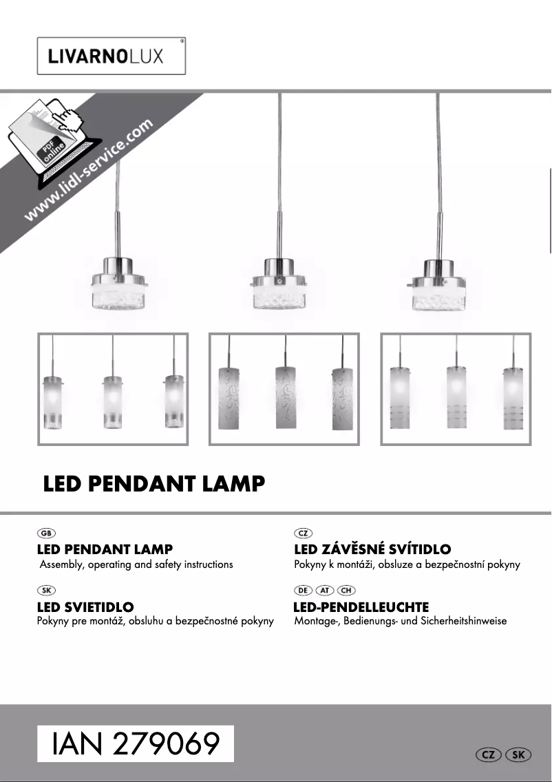 Image de la première page du manuel de l'appareil IAN 279069