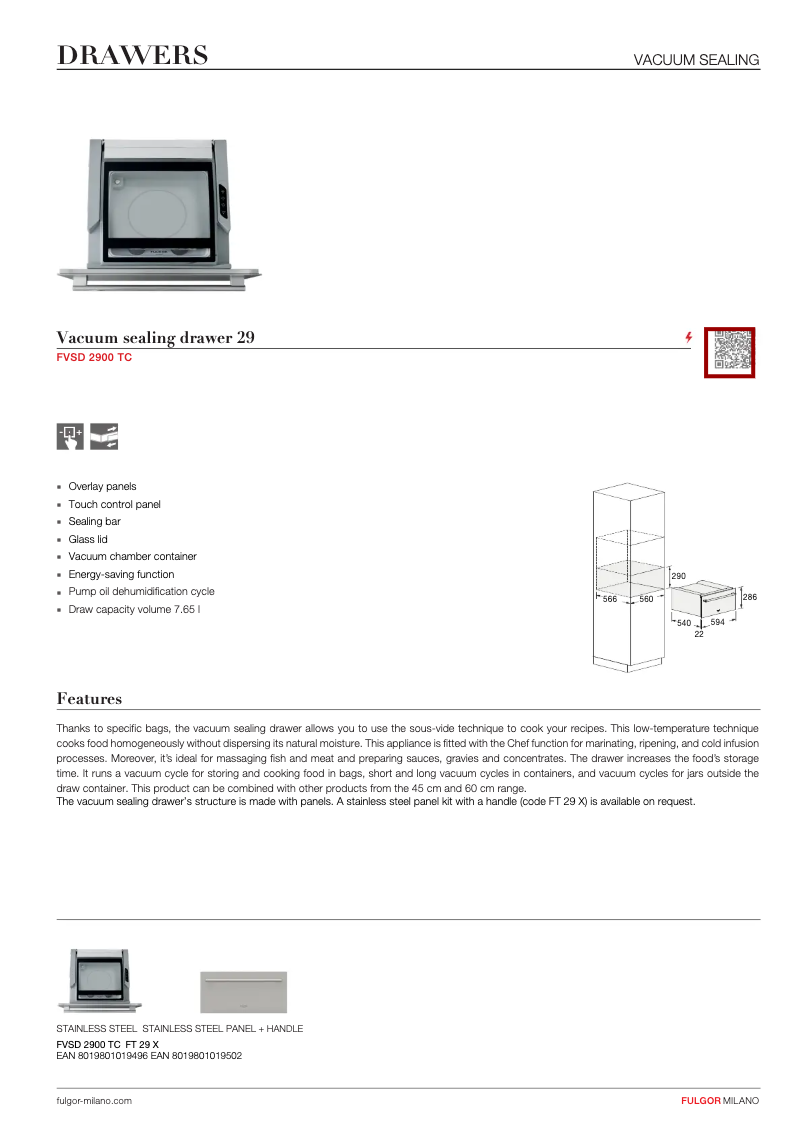 Image de la première page du manuel de l'appareil FVSD 2900 TC