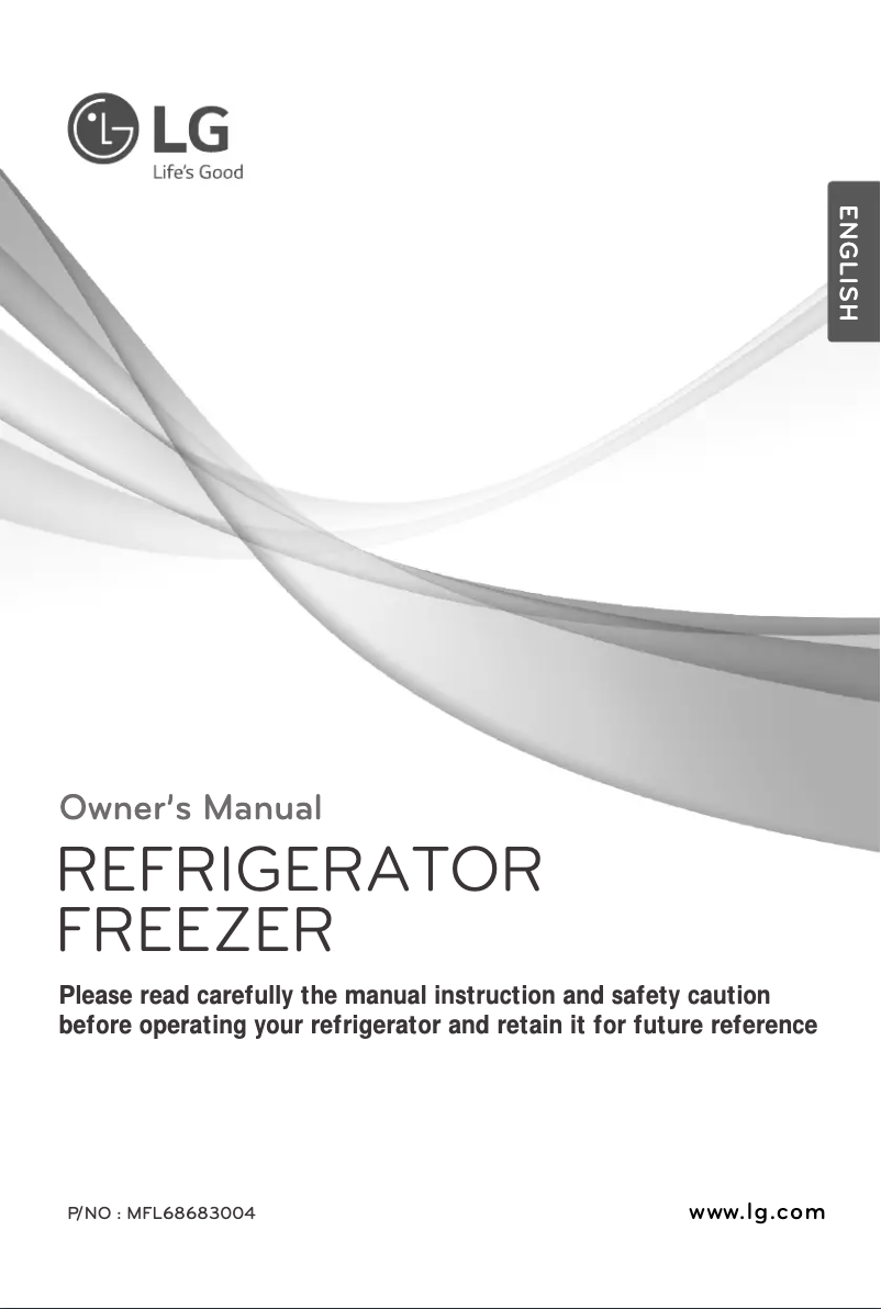 Image de la première page du manuel de l'appareil GR-B202RLCL