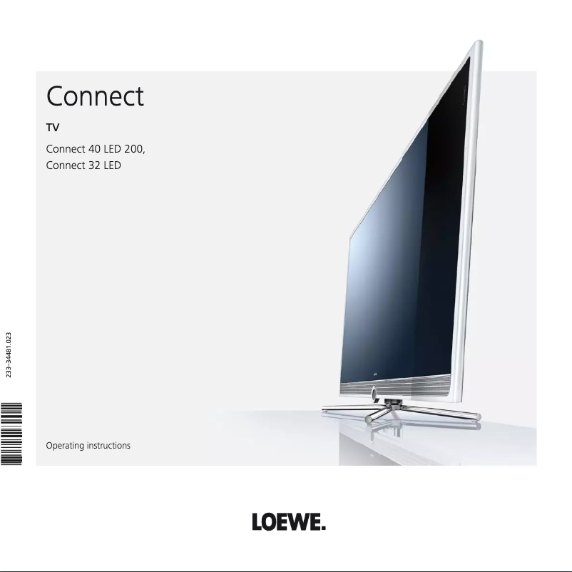 Page n°1 - Manuel utilisateur Loewe Connect 32 LED