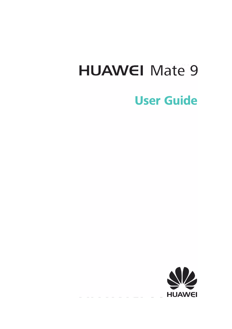 Page 1 de la notice Manuel utilisateur Vodafone Huawei Mate 9