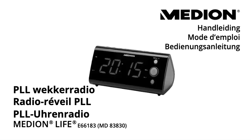 Image de la première page du manuel de l'appareil Life E66183 (MD 83830)