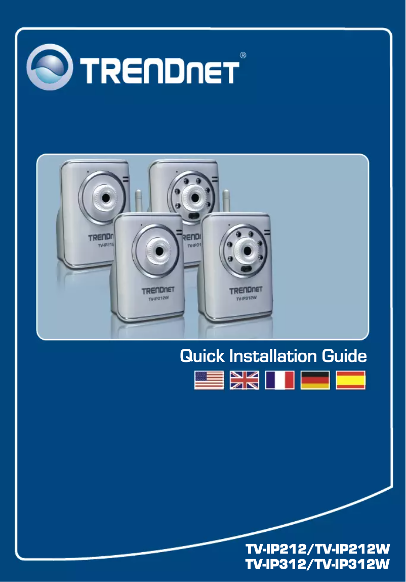 Image de la première page du manuel de l'appareil TV-IP212