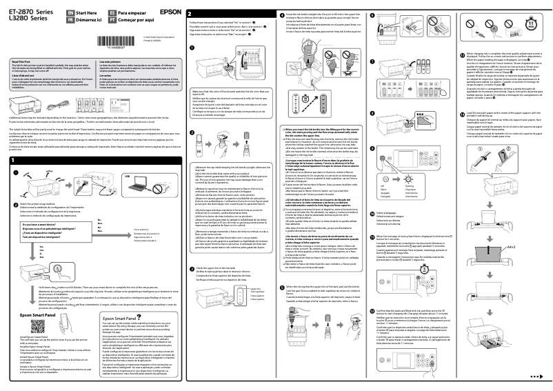 Page 1 of the manual Installation Guide Epson EcoTank L3286