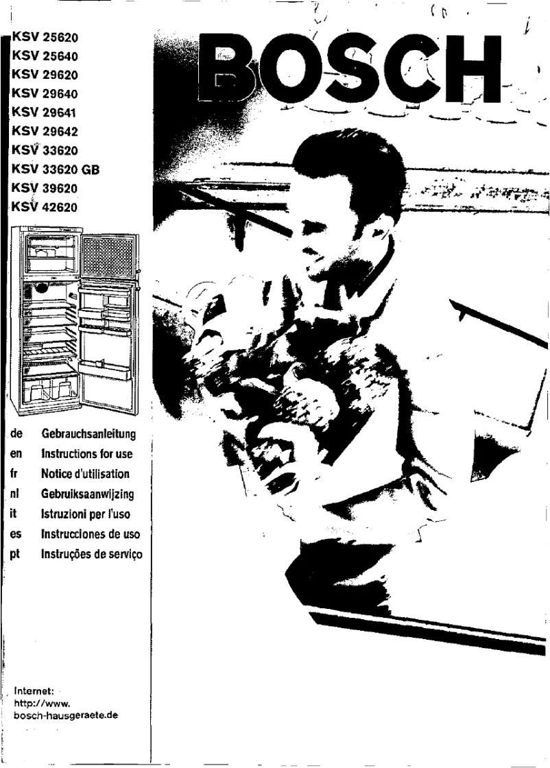 Page 1 of the manual User Manual Bosch KSV25620
