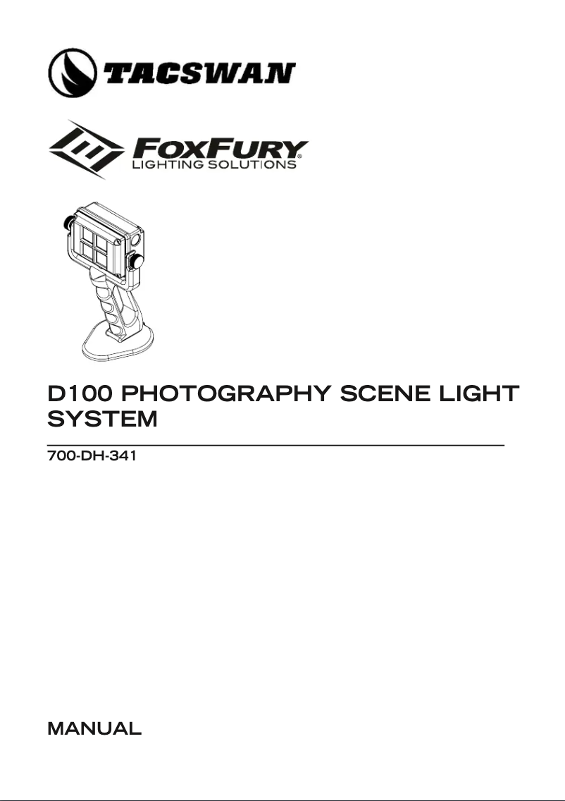 Page 1 de la notice Manuel utilisateur FoxFury D100