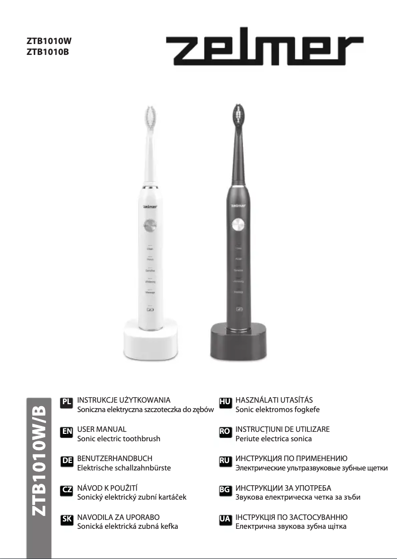 Page 1 de la notice Manuel utilisateur Zelmer ZTB1010B