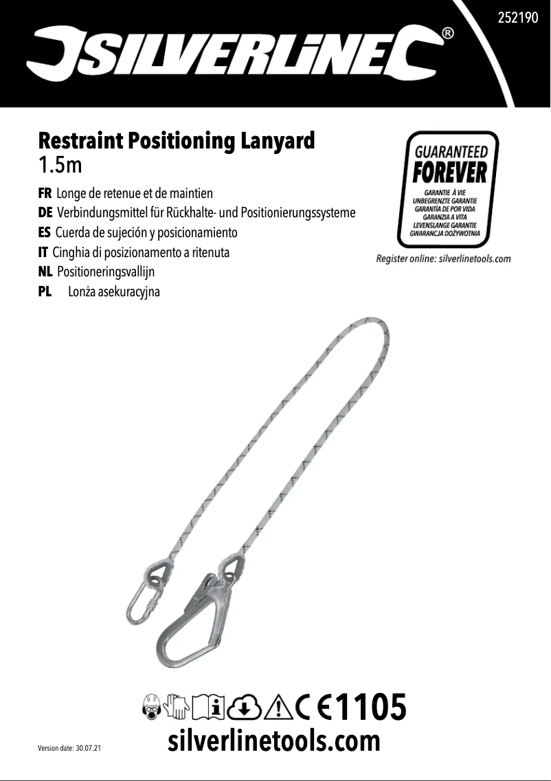 Image de la première page du manuel de l'appareil 252190