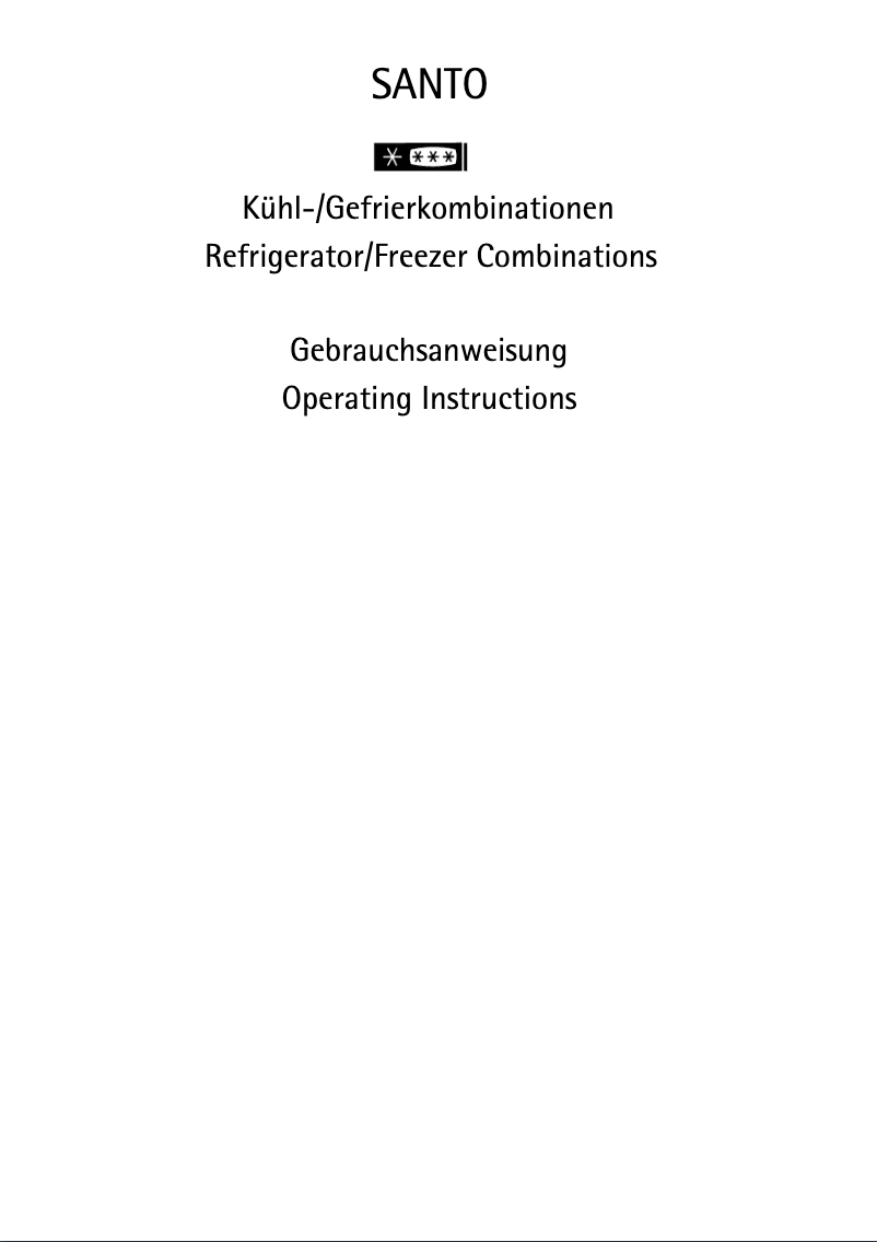 Page n°1 - Manuel utilisateur AEG S 75395 KG