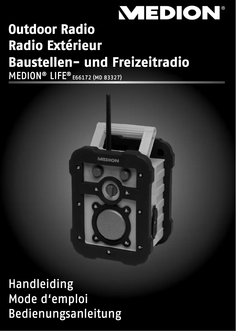 Page n°1 - Manuel utilisateur Medion LIFE E66172 (MD 83327)