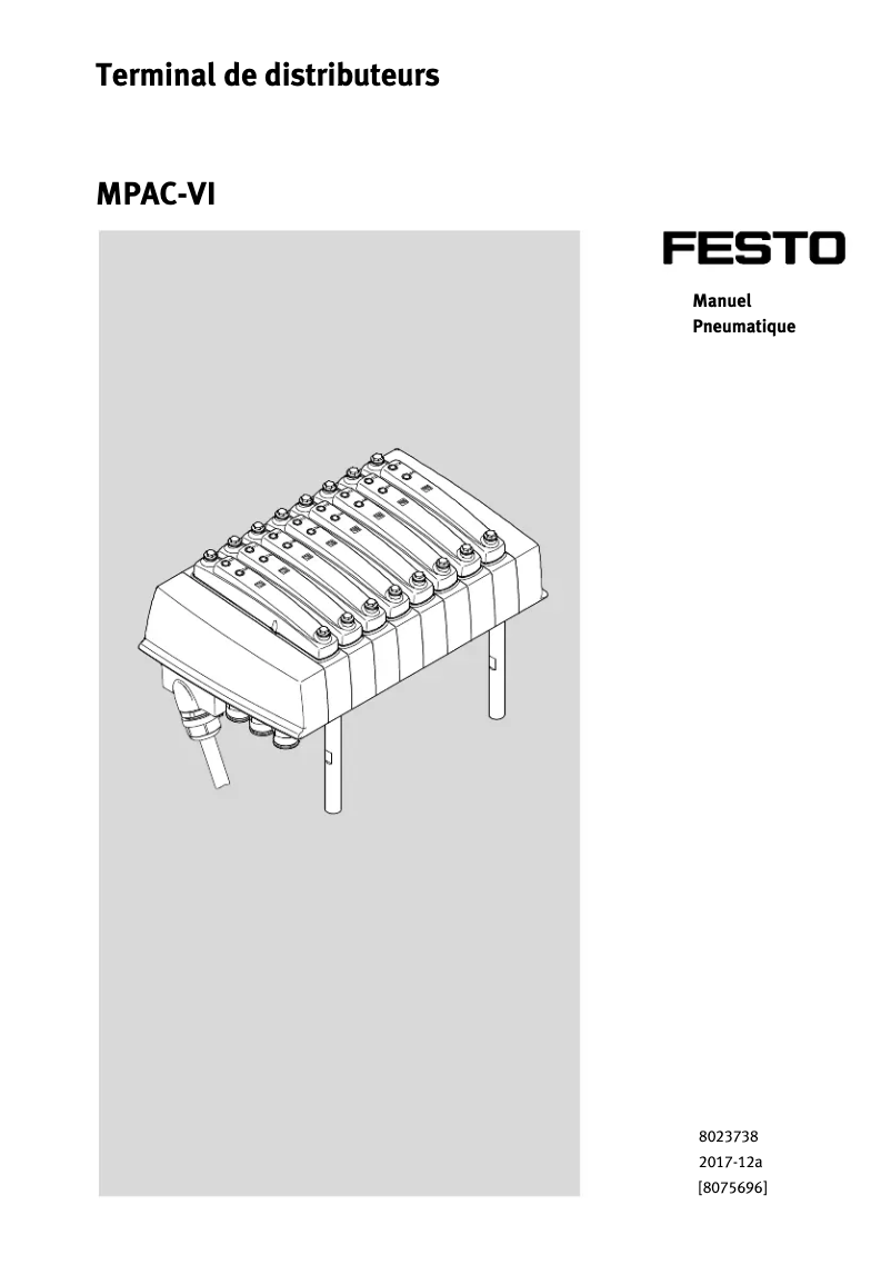Page n°1 - Manuel utilisateur Festo MPAC-VI-DE