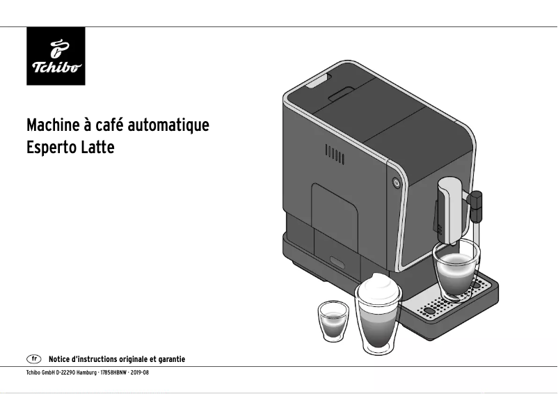Page n°1 - Manuel utilisateur Tchibo Esperto Latte