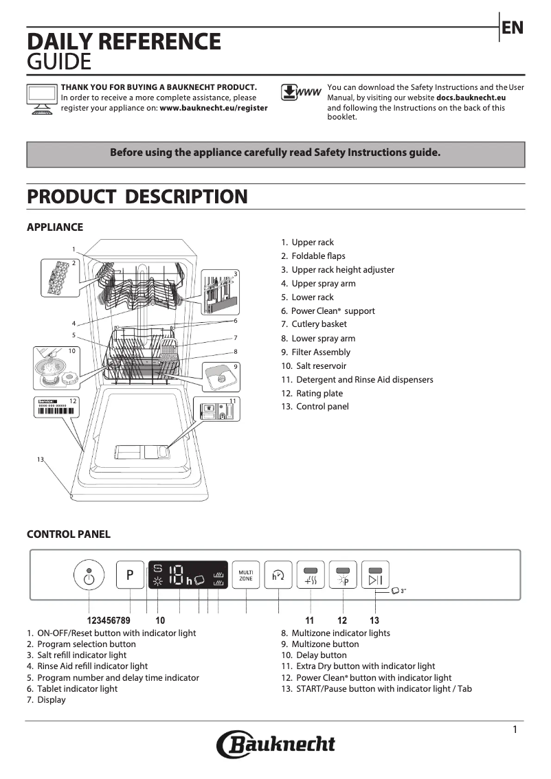 Image de la première page du manuel de l'appareil BSIO 3T223 PE X