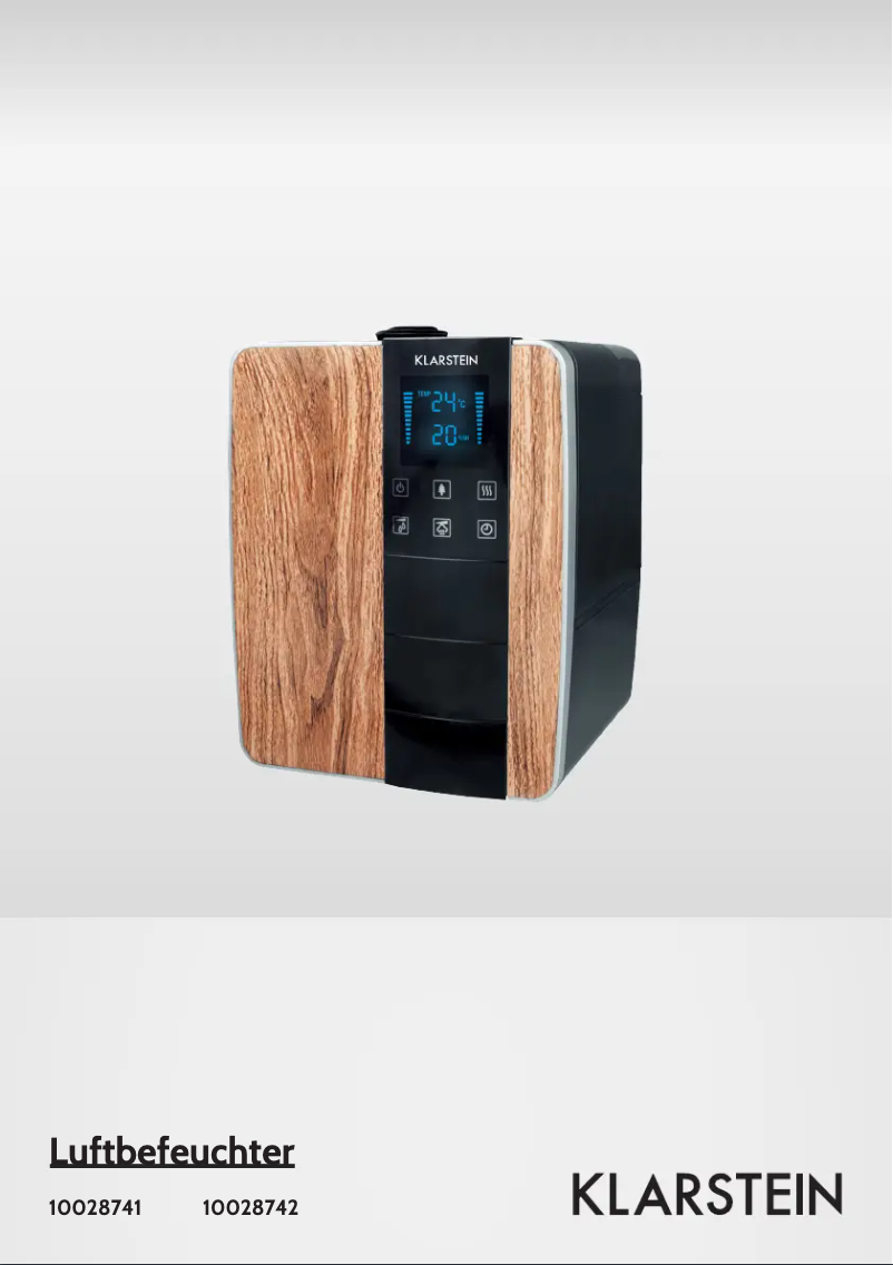 Page n°1 - Manuel utilisateur Klarstein 10028741