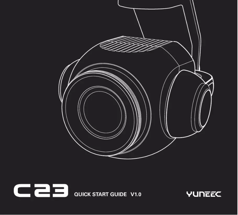 Page 1 de la notice Guide de démarrage rapide Yuneec Typhoon H Plus