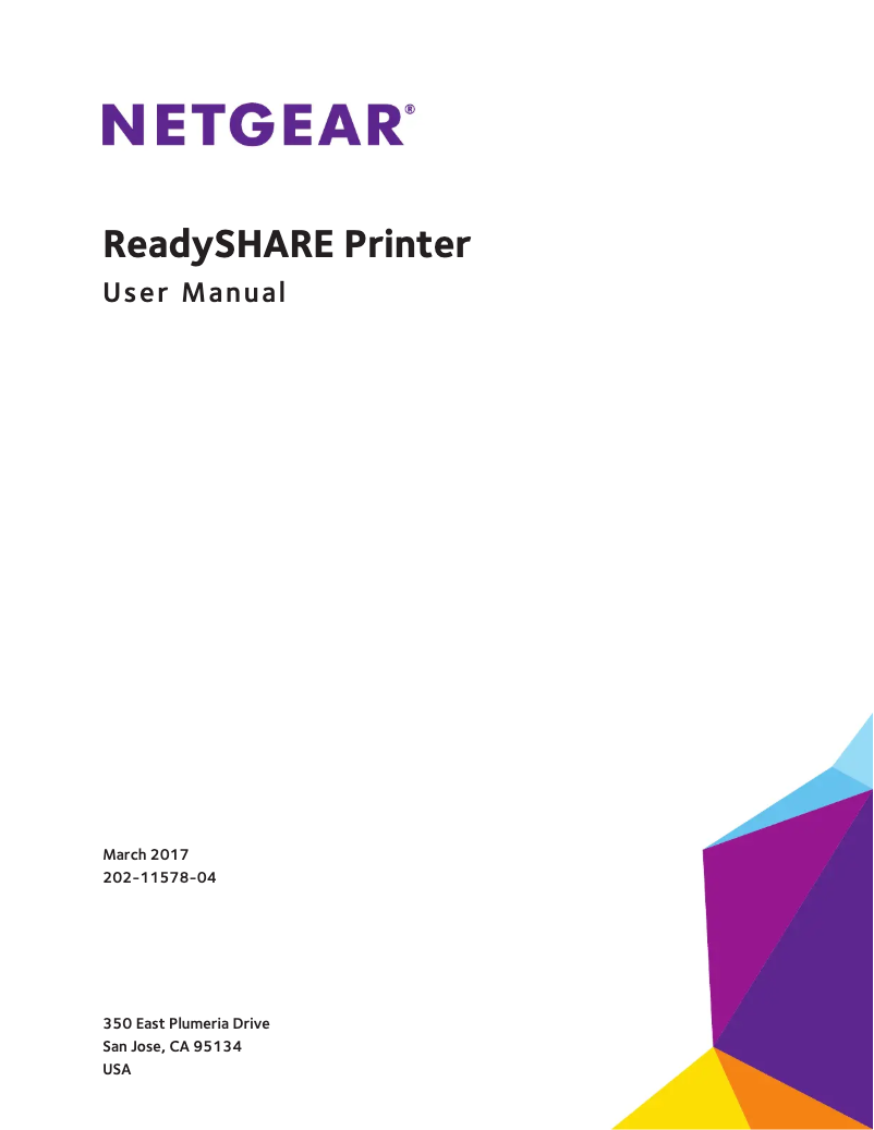 Page n°1 - Manuel utilisateur Netgear ReadySHARE Printer