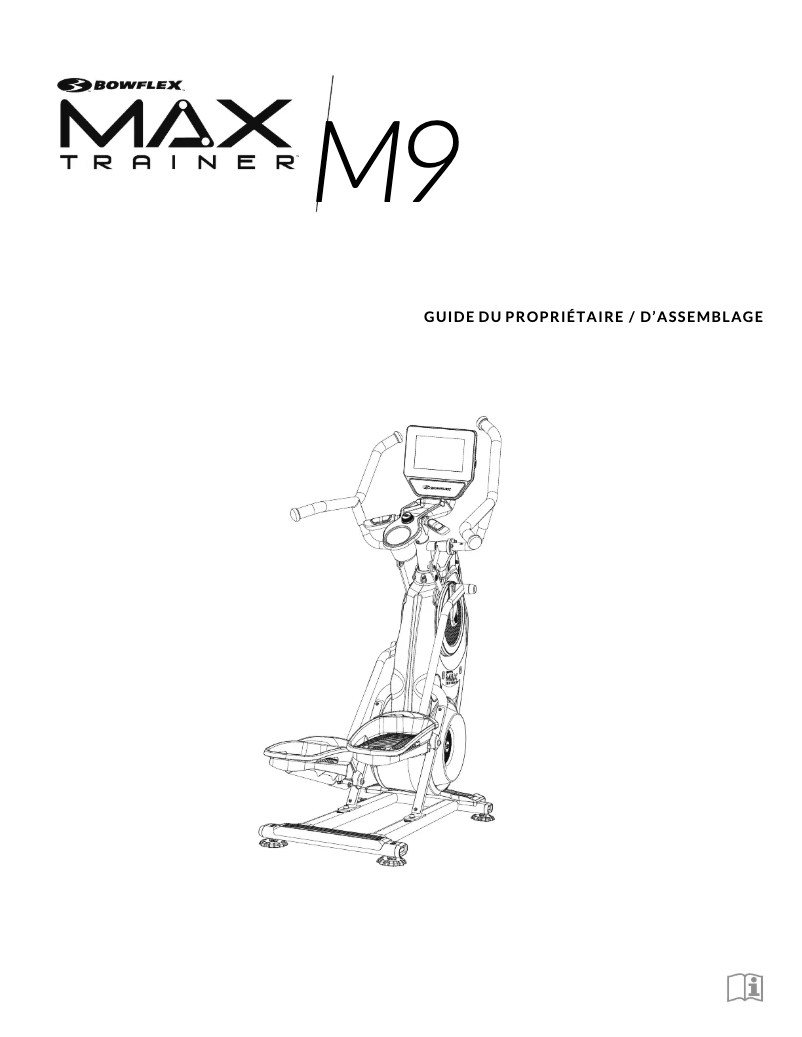 Image de la première page du manuel de l'appareil Max Trainer M9