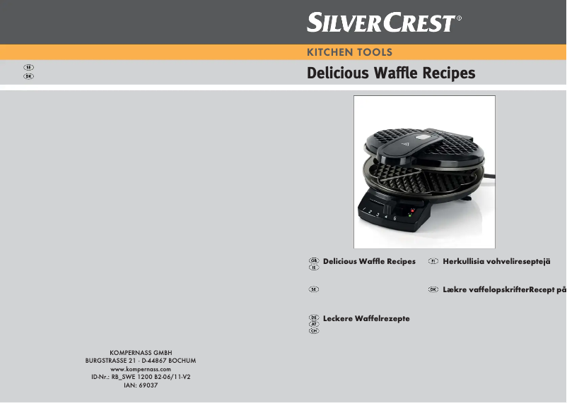 Page n°1 - Manuel utilisateur SilverCrest SWE 1200 B2